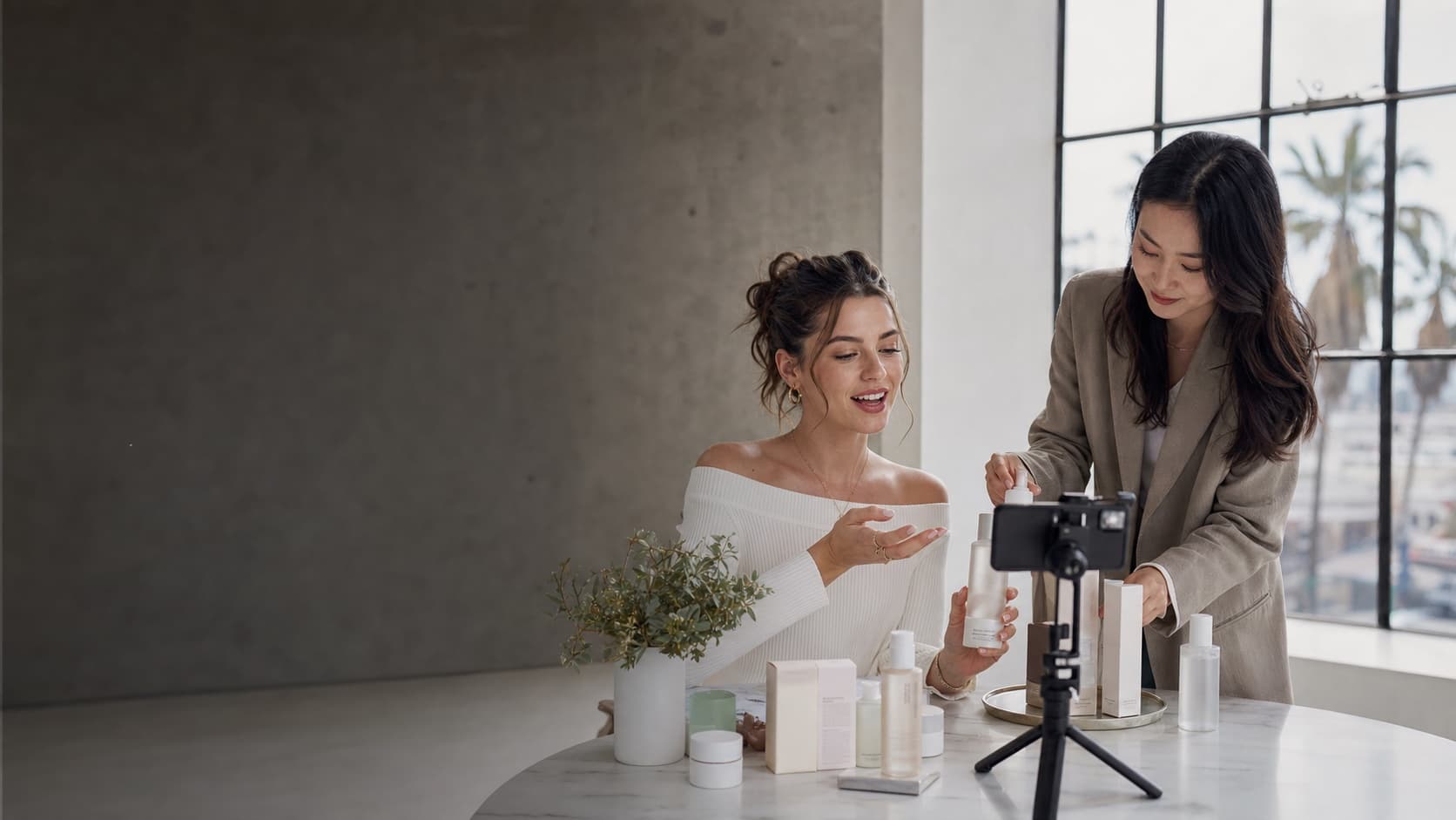 Korean K-beauty campaign kits prepared for US TikTok creators